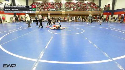 113 lbs Semifinal - Johnnie Wayne Callan Caldwell, Fort Gibson vs Justin Davis Jr., Glenpool