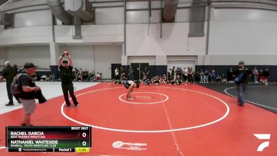 120 lbs Semifinal - Rachel Garcia, Best Trained Wrestling vs Nathaniel Whiteside, Randall Youth Wrestling Club