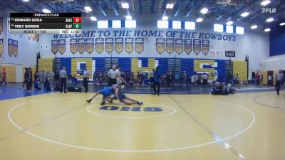 140 lbs Champ. Round 1 - Edward Sosa, Bell Creek vs Trey Burdin, Clay