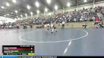 147 lbs Cons. Round 1 - Noah Mansker, Skyridge vs Kolton Williams, Corner Canyon