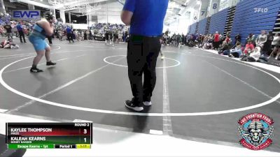 185 lbs Round 2 - Kaylee Thompson, Maize vs Kaleah Kearns, Honey Badger