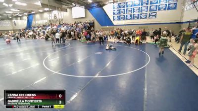 125 lbs Cons. Round 1 - Gabriella Montierth, Ridgeline Riverhawks vs Zanna Opheikens, Fremont Wrestling Club