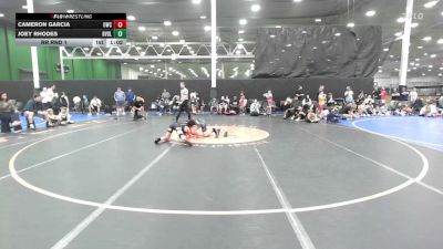 82 lbs Rr Rnd 1 - Cameron Garcia, The Outsiders Wrestling Club - EL vs Joey Rhodes, Revival X - EL