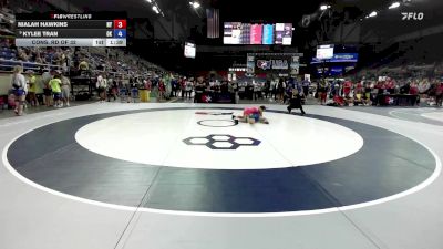 95 lbs Cons. Rd Of 32 - Nialah Hawkins, NY vs Kylee Tran, OK