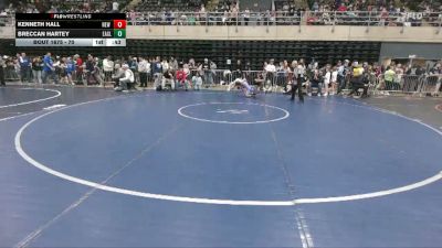 70 lbs Consi Of 8 #2 - Kenneth Hall, New Castle vs Breccan Hartey, Eagleville