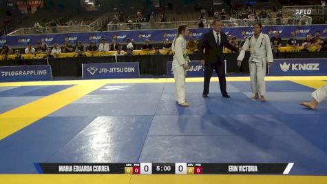 Maria Eduarda CORREA vs ERIN VICTORIA 2026 Pan Jiu Jitsu IBJJF Championship
