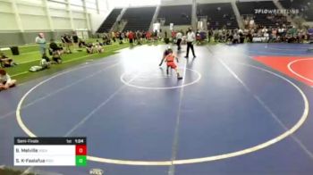 78 lbs Semifinal - Bryce Melville, SoCal Grappling vs Sophie Kula-Faalafua, Pride