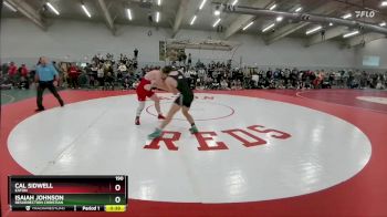 190 lbs Cons. Semi - Isaiah Johnson, Resurrection Christian vs Cal Sidwell, Eaton