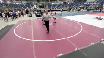 52 lbs Consi Of 4 - Oliver Umlauf, Watertown Arrows vs Zavior McKay, Team Real Life