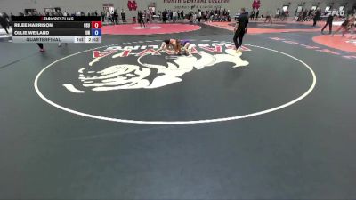 103 B Quarterfinal - Rilee Harrison, Oklahoma State Club vs Ollie Weiland, Unattached