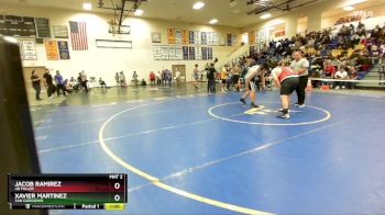 285 lbs Cons. Round 3 - Jacob Ramirez, Ab Miller vs Xavier Martinez, San Gorgonio