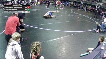 73 lbs Champ. Round 2 - Mackenzie Williamson, Nebraska Wrestling Academy vs Ariella Denney, Niobrara/Verdigre