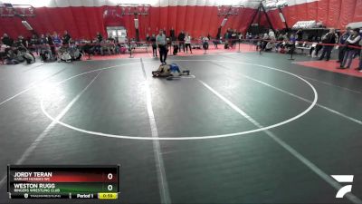 67 lbs Cons. Round 2 - Jordy Teran, Harlem Huskies WC vs Weston Rugg, Ringers Wrestling Club