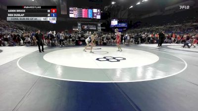 144 lbs Cons. Sub-rd Of 64 - Aiden Bruce, OK vs Ben Dunlap, AK