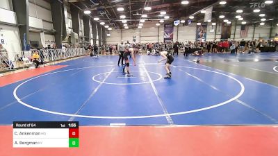 120 lbs Round Of 64 - Christopher Ankenman, MO vs Andrew Bergman, NY