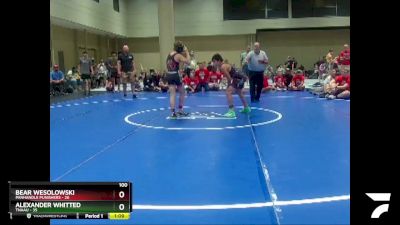 100 lbs Round 3 (6 Team) - Alexander Whitted, TNAAU vs Bear Wesolowski, Panhandle Punishers