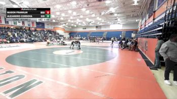 125 lbs Cons. Round 2 - Alejandro Cordova, Elmhurst University vs Mason Franklin, Millikin University