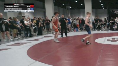 60 kg Champ. Rd Of 64 - Obadiah Willis, Beat The Streets Chicago-Midway vs Chase Wirnsberger, M2 Training Center