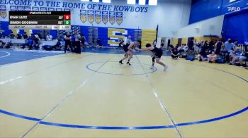 150 lbs Round 4 (8 Team) - Simon Goodwin, The Outsiders vs Evan Lutz, Alpha WC