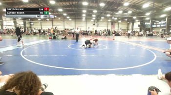 119 lbs Rr Rnd 1 - Greyson Cain, Claw & Conquer - MS vs Carson Bucek, Titan Forge - MS