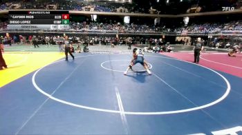 6A 144 lbs Semifinal - Cayden Rios, Allen vs Diego Lopez, Katy Tompkins