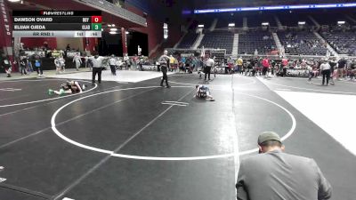46 lbs Rr Rnd 1 - Dawson Ovard, Roy WC vs Elijah Ojeda, Gladiator Wrestling Academy