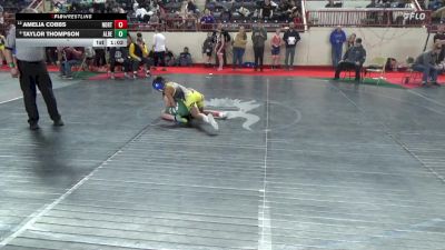 116_G lbs Quarterfinal - Amelia Cobbs, North Allegheny vs Taylor Thompson, Albert Gallatin
