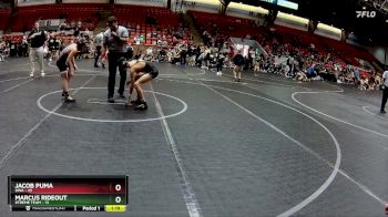 92 lbs Round 1 (8 Team) - Jacob Puma, DWA vs Marcus Rideout, Xtreme Team