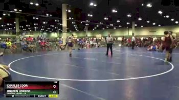 138 lbs Placement Matches (16 Team) - Charles Coor, Dynamic Black vs Holden Hoiness, Montana Laurel