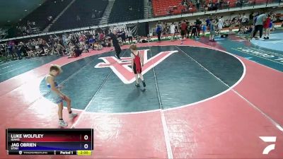 60 lbs 3rd Place Match - Luke Wolfley, Idaho vs Jag OBrien, Utah