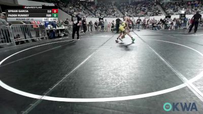 73 lbs Round Of 16 - Efrain Garcia, Elgin Wrestling vs Paden Rumsey, Pawhuska