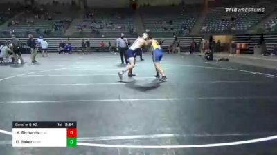 285 lbs Consolation - Kyle Richards, Clackamas vs Dan Baker, Northeastern Oklahoma