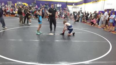 96/102 Quarterfinal - Avalie Gantt, White Knoll vs Everett Finn, Grizzlies Wrestling Club