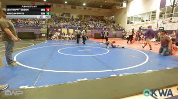 70 lbs Consi Of 4 - Jentri Patterson, Grover Rains Wrestling Club vs Keegan Davis, Morris Wrestling Association
