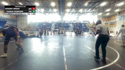 215 Blue Round 2 - Charlie Thompson, Bartram Trail H.S. vs Anthony Wright, Camden County