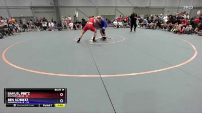 215 lbs Placement Matches (8 Team) - Samuel Pritz, Oklahoma Blue vs Ben Schultz, Minnesota Blue