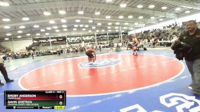 4-215 lbs Champ. Round 1 - Gavin Goetsch, Loudoun County High School vs Emory Anderson, Churchland