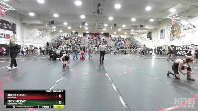 126 lbs Cons. Round 2 - Nick McKay, Newbury Park vs John Kuske, Rio Mesa