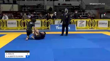 ALEX ECKLIN vs CARLOS ALBERTO OLIVEIRA 2020 American National IBJJF Jiu-Jitsu Championship