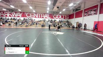 197 lbs Cons. Round 2 - Jake Flowers, Fontbonne vs Cody Martin, Kentucky Wesleyan