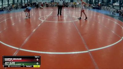 100 lbs Rd# 2 10:30am Friday - Harper Gruhlke, Team BAM vs Jett Kline, Lions Wrestling Academy