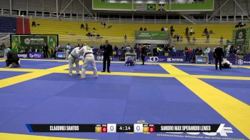 Sandro Max Sperandio Lemes vs Claudinei Santos 2025 Brasileiro Jiu-Jitsu IBJJF