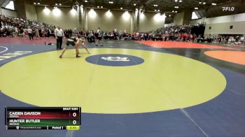 138B Quarterfinal - Hunter Butler, Neosho vs Caiden Davison, Odessa