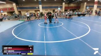 86 lbs Quarterfinal - Jory New, Texas vs Witt Brown, Omada Kitrinos Wrestling Club