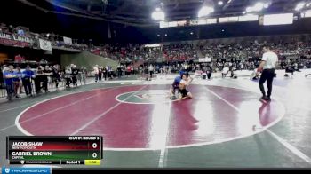 138 lbs Champ. Round 3 - Jacob Shaw, New Plymouth vs Gabriel Brown, Capital