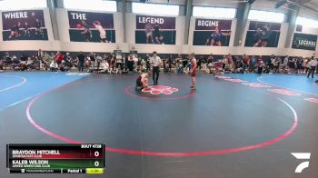 120 lbs Champ. Round 1 - Kaleb Wilson, Amped Wrestling Club vs Braydon Mitchell, Spartan Mat Club