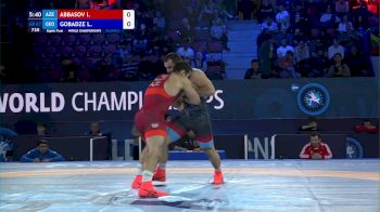 87 kg 1/8 Final - Islam Abbasov, Azerbaijan vs Lasha Gobadze, Georgia