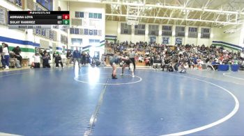 155 lbs Cons. Round 2 - Adriana Loya, Liberty Charter vs Sulay Ramirez, Olympian