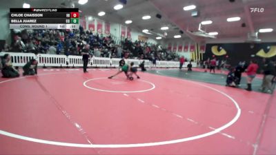130 lbs Cons. Round 1 - Bella Juarez, Eisenhower vs Chloe Chaisson, Huntington Beach