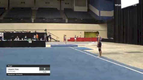 Jason Hao - Floor, All Pro MD - 2021 USA Gymnastics Development Program National Championships